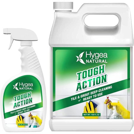 HYGEA NATURAL Tough Action  Tile  Grout DeepCleaning Ready to use 24oz Spray  Refill HNC-52